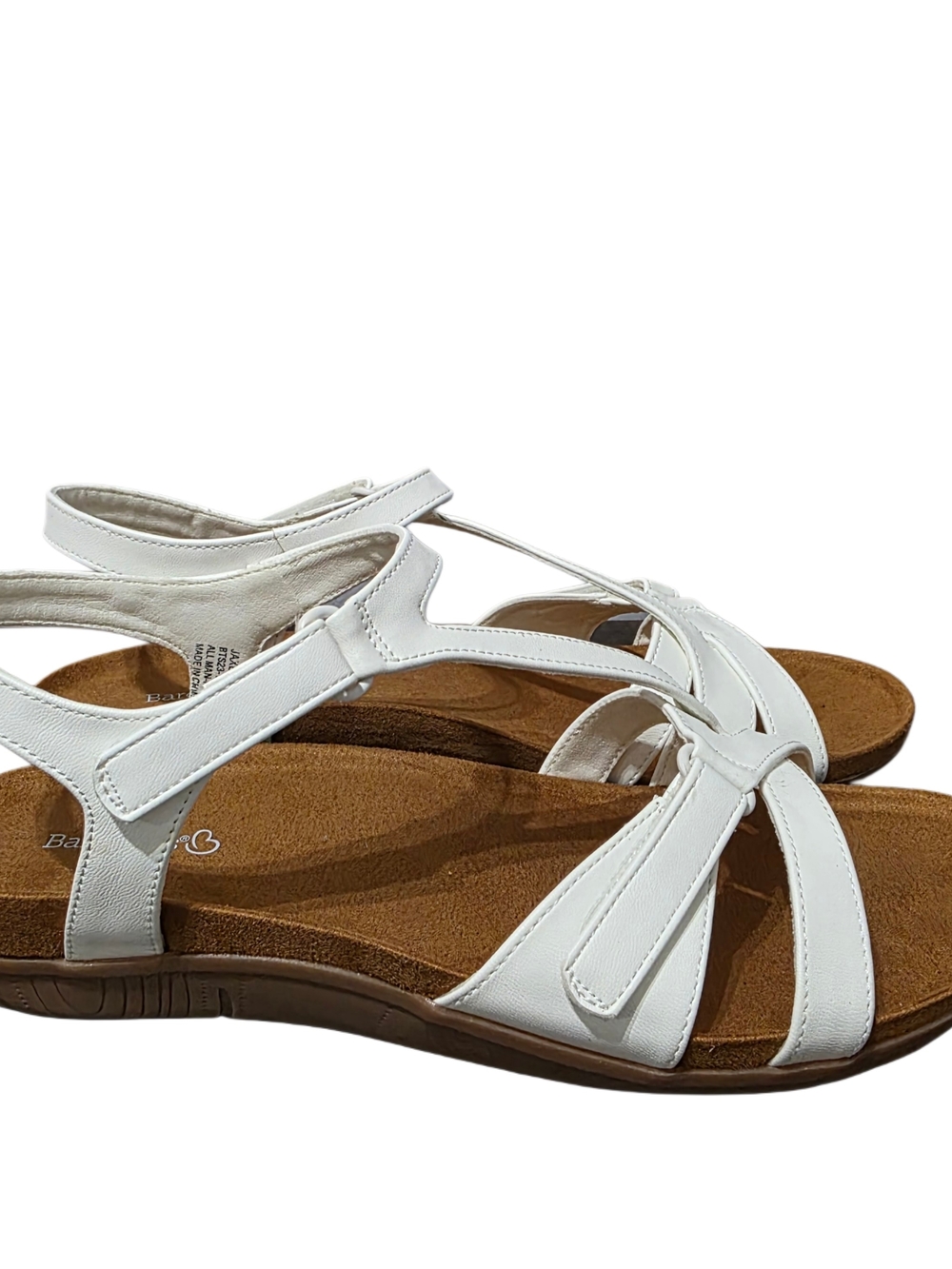 Baretraps Jaxen White Adjustable Sandals NIB - Picture 3 of 7